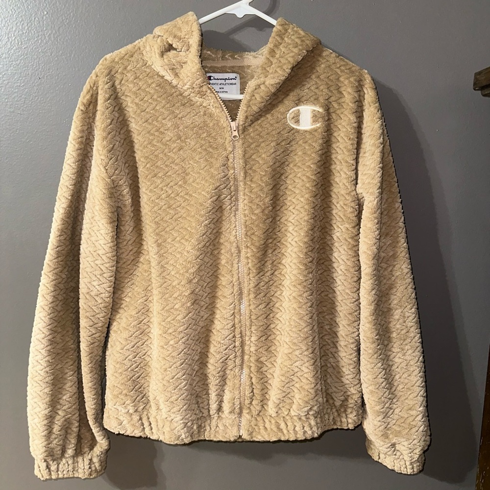 Khaki Champion Woman’s Fuzzy Jacket